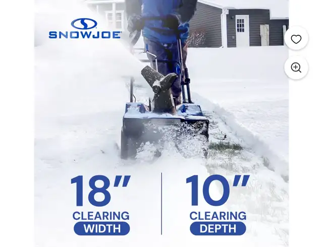 Snow Joe Electric Snow Blower in Snowblowers in Ottawa - Image 4