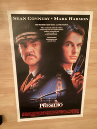 Original collectable 27x41” poster from the movie THE PRESIDIO