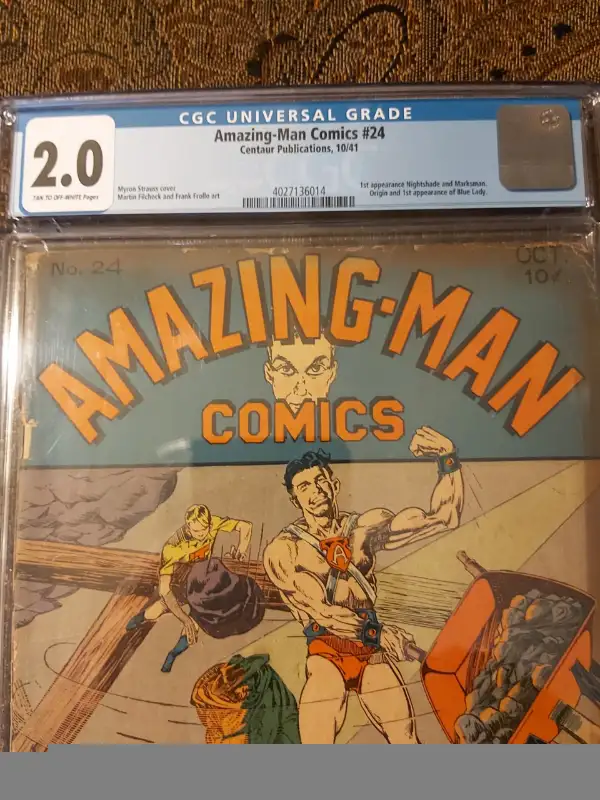 Amazing-Man Comics #24 CGC 2.0 in Comics & Graphic Novels in City of Toronto - Image 3
