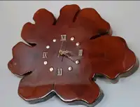 Live edge wood clock 