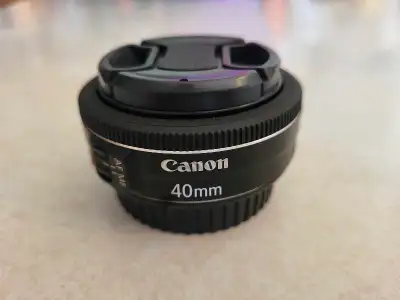 Canon 40mm Pancake Lens F 2.8 , View more