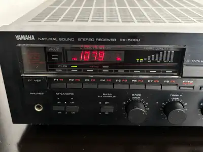 Yamaha RX-500U Natural Sound AM-FM Stereo Receiver, View more