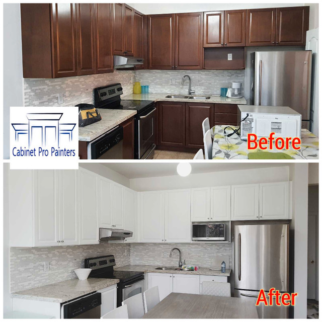 Professional Kitchen Cabinet Spray painting in Other Business & Industrial in Markham / York Region - Image 4
