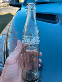 Vintage Glass Coca Cola Bottle