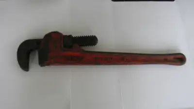 Ridgid 18" Heavy Duty Pipe Wrench. Has been used but still works well;$10.00. Also see my other post...