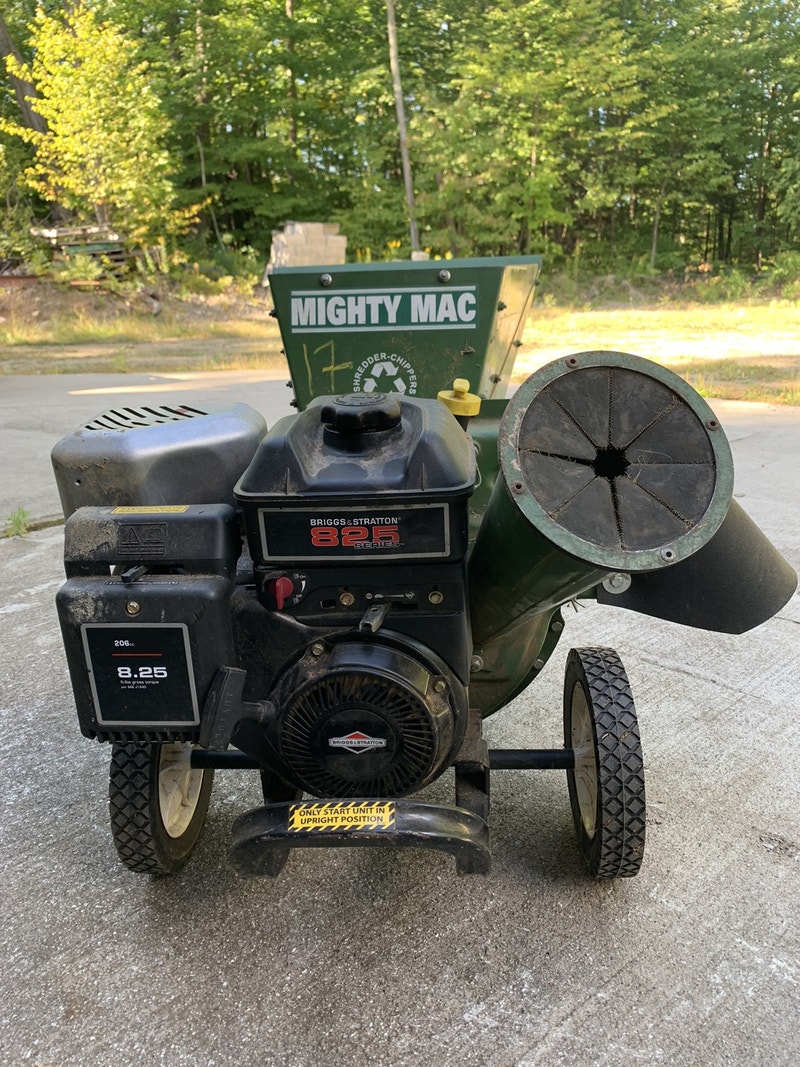 Shredder Chipper Mulcher Mighty Mac Wood Chipper Lawnmowers & Leaf