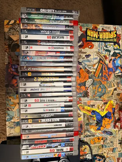 Sold ppu - Airdrie - ps3 with 30 games, 2 controllers and cables, View more