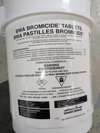 BWA Bromicide Tablets 23kg Pail, View more