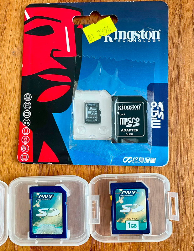 SD Cards for Older Devices (1GB, 2GB, regular and micro) in Flash Memory & USB Sticks in Ottawa