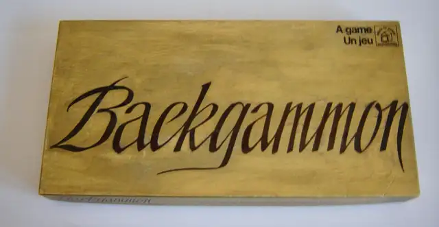 Vintage 1973 Backgammon Board Game - Waddingtons House of Games in Arts & Collectibles in City of Toronto - Image 2