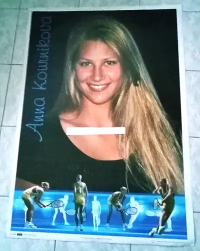 ANNA KOURNIKOVA TENNIS STAR ORIGINAL POSTER 25 X 35 1/4 IN. RARE, View more