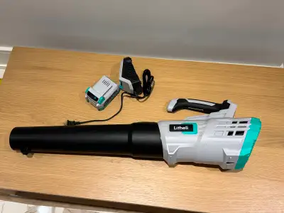 Litheli 20V Cordless Leaf Blower Battery Powered (Battery & Char, View more