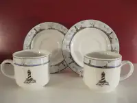 Sailboat Cups and Saucers