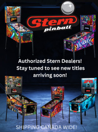 Stern Pinball Machines in Stock at Family Rec Store!