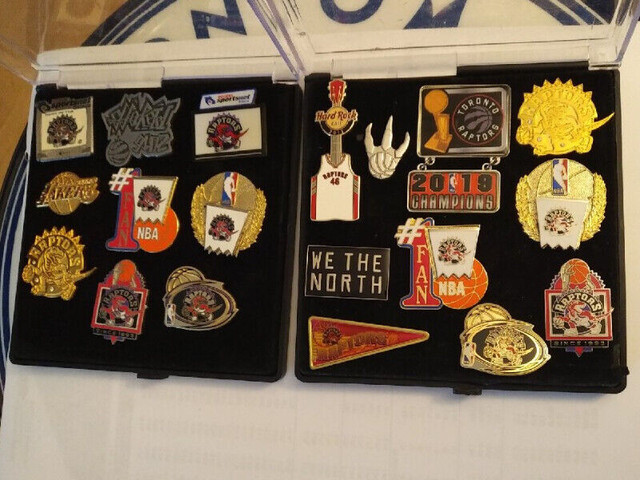 BLUE JAYS PIN RARE + RAPTORS PINS + Bobblehead in Arts & Collectibles in City of Toronto - Image 2