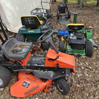 Ariens,John Deere, Yardman lawn mower tractors