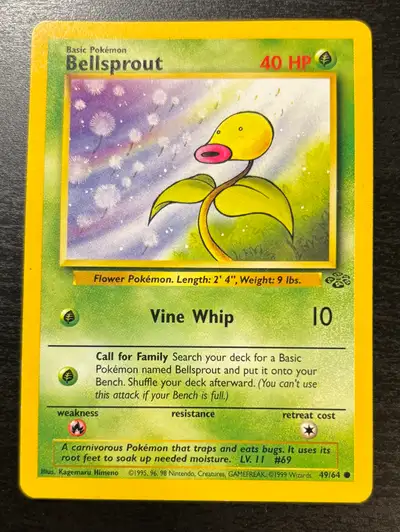 99 Pokemon Jungle Bellsprout #49/64, View more
