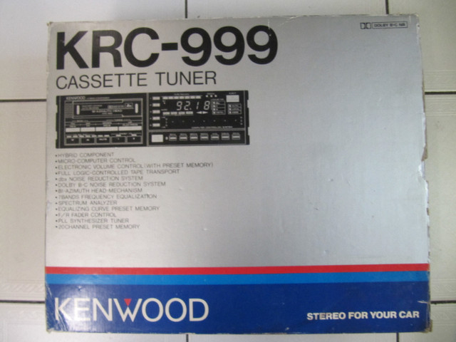 Kenwood KRC-999 Cassette Tuner Hybrid Component New In Box 1986 in Arts & Collectibles in Mississauga / Peel Region - Image 2