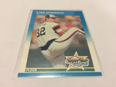 1987 Fleer #635 Steve Carlton Chicago White Sox Baseball Card, View more