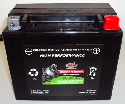 Skidoo, Arctic Cat, Polaris, Yamaha snowmobile batteries are in stock, charged and ready to install!...