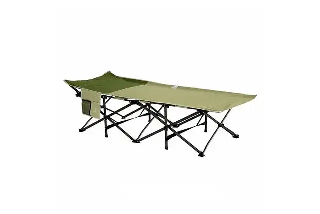 Folding Camping Cot, Large Pocket Portable Camp Bed Cots with Ca in Fishing, Camping & Outdoors in Kitchener / Waterloo - Image 4
