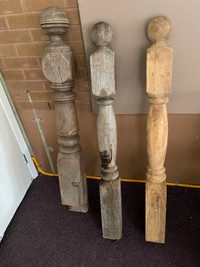 EXTERIOR WOODEN NEWEL POSTS