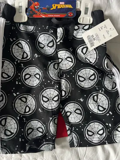 I have 2 brand new never worn spider man shorts still with the tag on. Size 6 boys Both for $5 Pick...