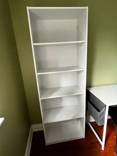White bookshelf, View more