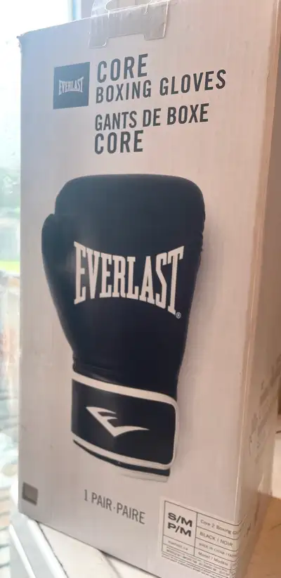Everlast Core 2 Boxing Gloves - Black , View more