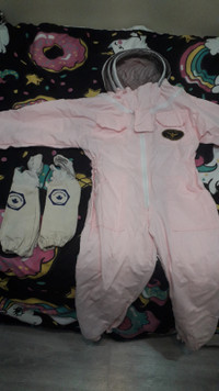 Children’s Pink Beekeeping Suit and Gloves