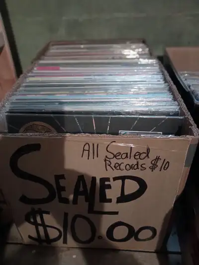 Large Evergreen Garage Sale, rain or shine! Saturday, September 5th, 9-12. Sale includes vinyl recor...