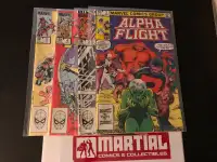 Alpha Flight lot of 4 comics $20 OBO