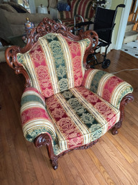 FREE FREE Couch and Chair set. Lovely colorful and ornate