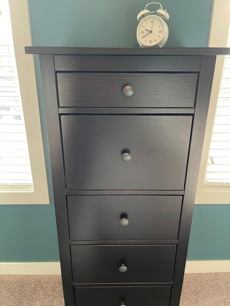 IKEA Hemnes Tallboy dresser with 5 drawers Dressers & Wardrobes Calgary Kijiji