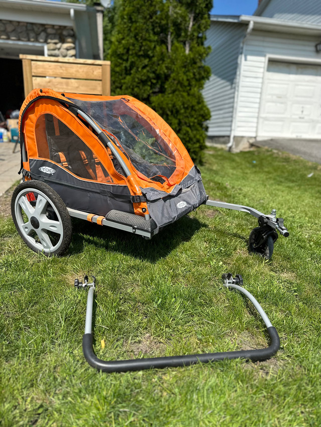 Instep Double Tow Bike Trailer & Stroller /chariot pousette vélo dans Poussettes, porte-bébés et sièges d'auto  à Longueuil/Rive Sud