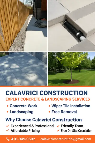 ️ Calavrici Construction – Expert Concrete & Landscaping Servi, View more