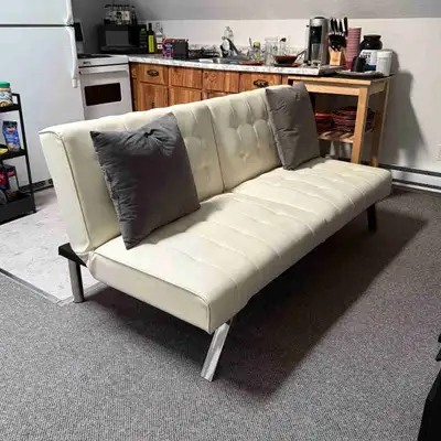 Beige Couch/ Futon, View more