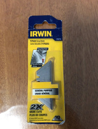 Irwin 4 point snap blade - 10 pieces