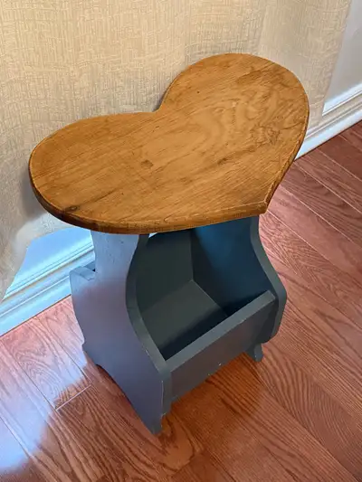 Accent Table - Hand Made Solid Wood, View more