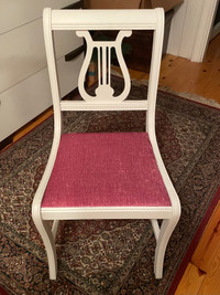 Harp back chair