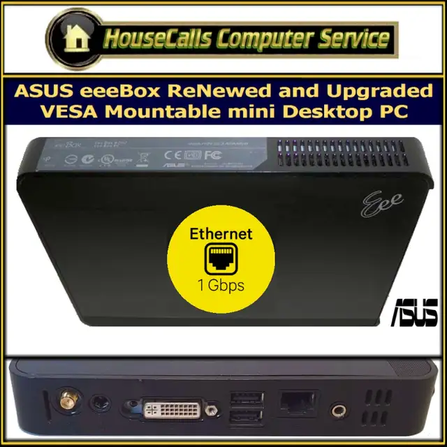 Business Class ✅ ASUS mini PC /Audio-Video Cables/ WiFi / SSD in Desktop Computers in Edmonton - Image 2