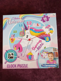 Clementoni Clock Puzzle- I Believe in Unicorns