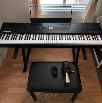Alesis Recital Pro 88 touches lestées (ensemble complet), View more