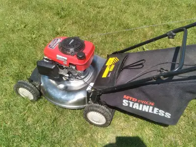 MTD pro stainless lawn mower, View more
