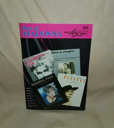 Best of Madonna Easy ABC Music Keyboard Song Book #362, View more
