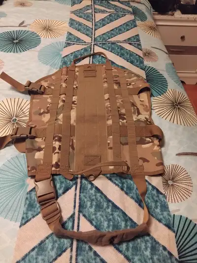 Tactical dog harness in Multicam., View more