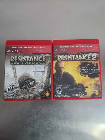 Resistance 1&2 PS3, View more