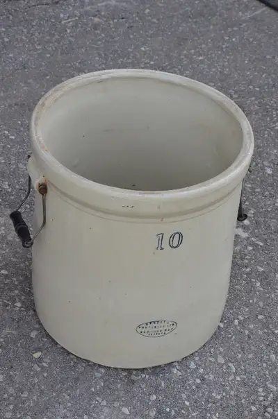 Crock Antique 10 Gallon Ceramic NO CRACKS, View more