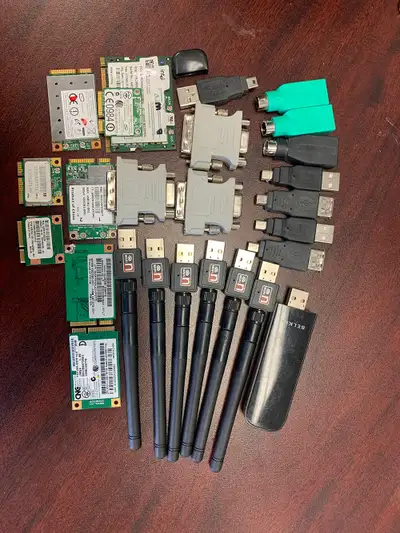 Box of Computer Memory Cards +, View more