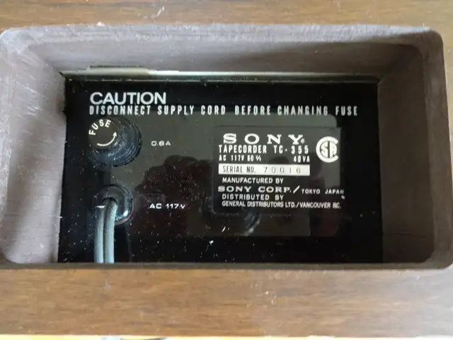 Sony TC-355 reel to reel 3-head stereo recorder for sale in Stereo Systems & Home Theatre in Markham / York Region - Image 11